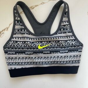 Nike Patterned Dri-FIT Sports Bra size xs